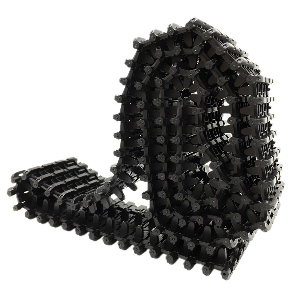 Xcm Chain - Cadena de orugas de plástico negra