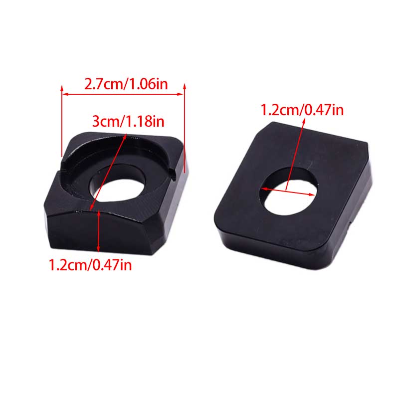 Bloques de Eje Trasero CNC par - Motorcycle Parts Chain reseña y precio