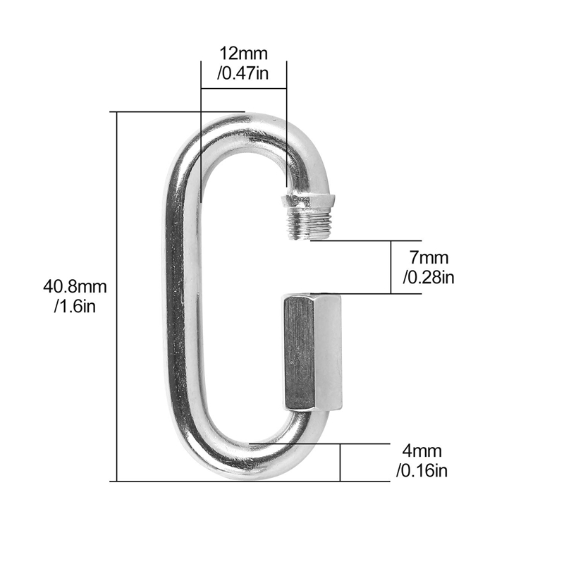 12 piezas de conectores de cad - Steel Chain reseña y precio