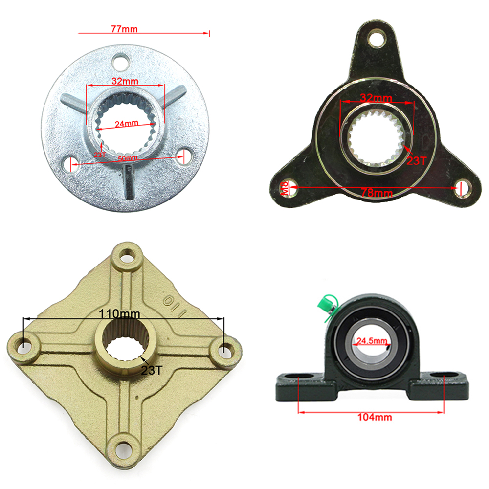 Eje Trasero Completo de 740 mm - 428 Chain reseña y precio
