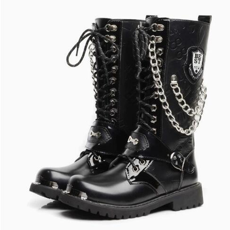 Botas de Motocicleta para Homb - Steel Chain reseña y precio