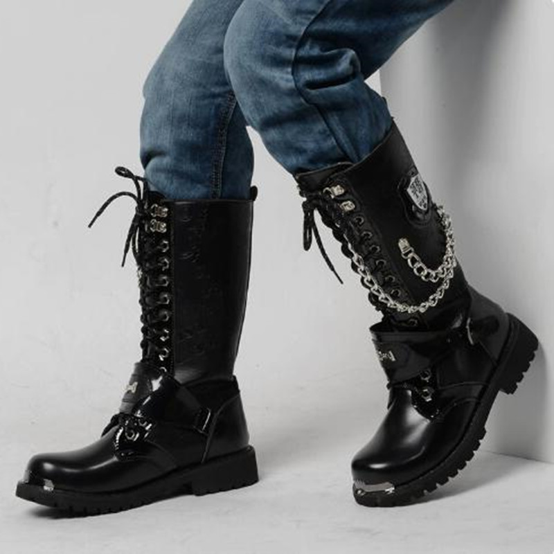 Botas de Motocicleta para Homb - Steel Chain reseña y precio