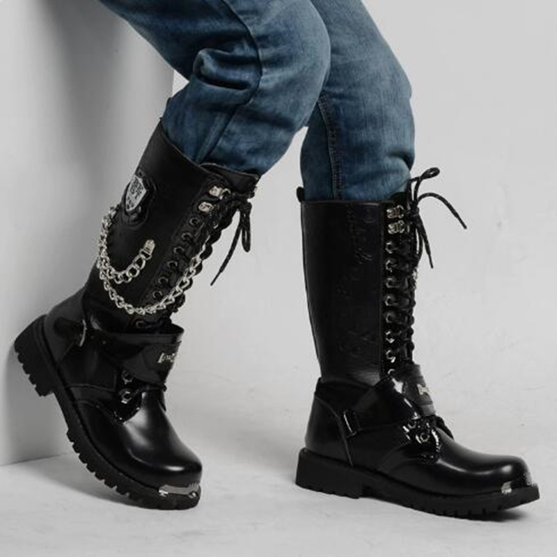 Botas de Motocicleta para Homb - Steel Chain reseña y precio