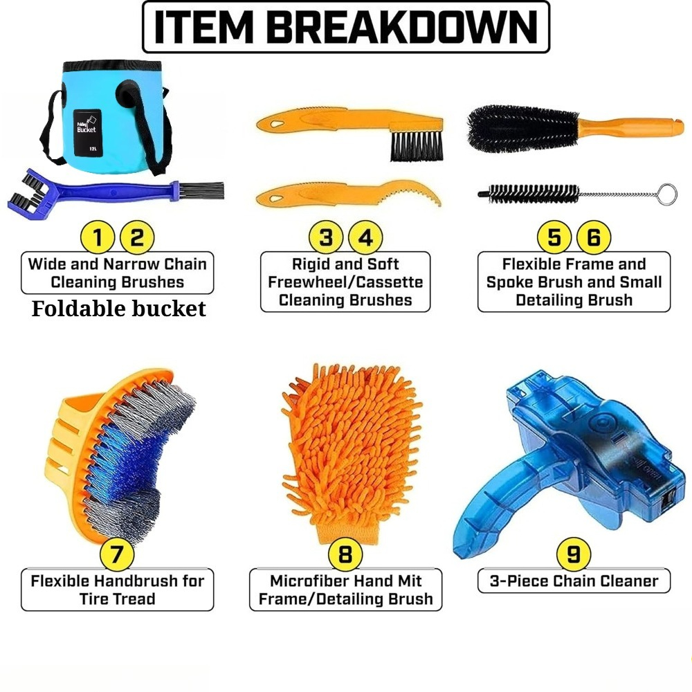 Kit de Limpieza de Bicicletas  - Chain Sprocket Set reseña y precio
